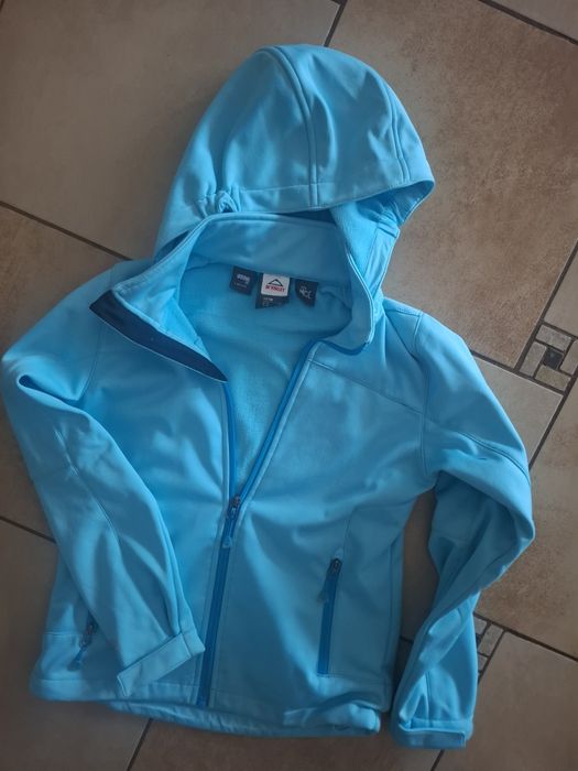 Kurtka błękitna dla dziewczynki 152 cm