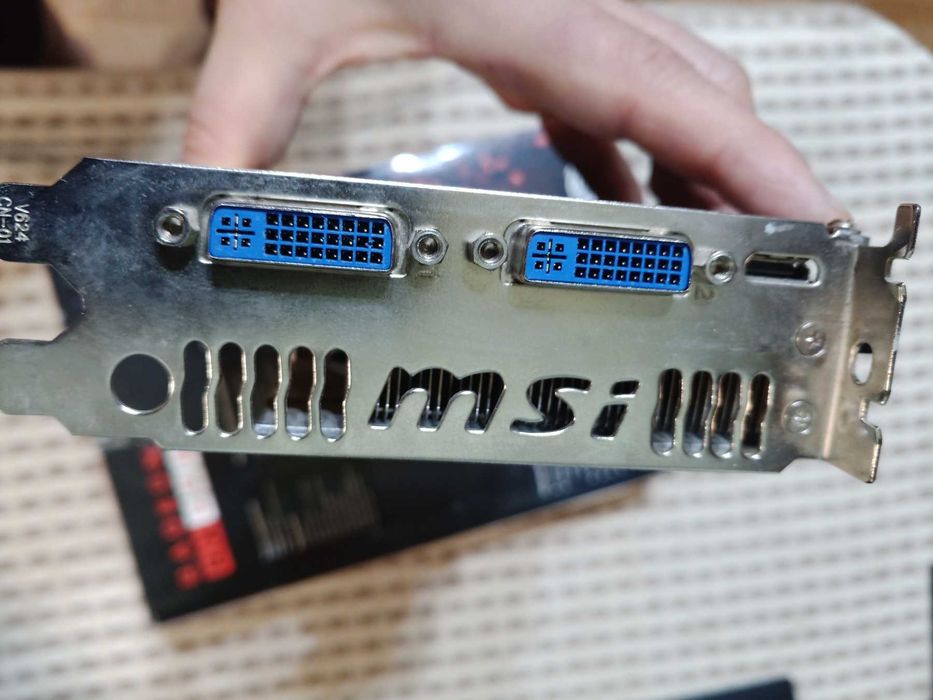 Видеокарта msi n560gtx twin frozr ii/oc в отличном состоянии