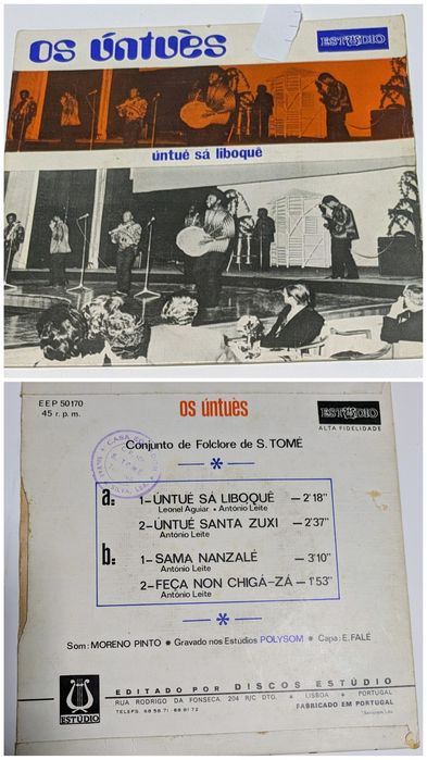 Música Africana, vinil anos 60/70