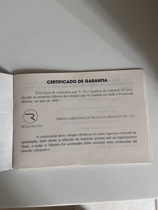 Relógio de Mesa Antigo Reguladora