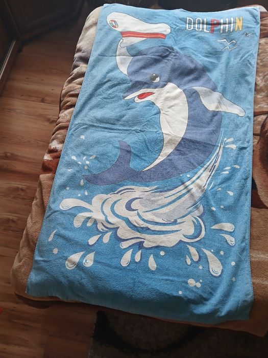Zestaw  plażowy ręcznik + ponczo dziecięce