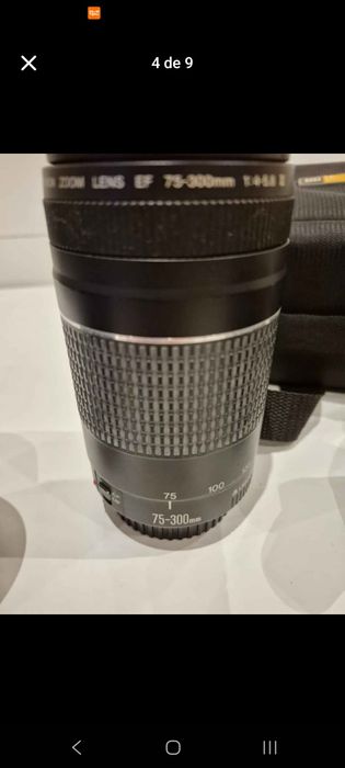 Máquina fotográfica Canon