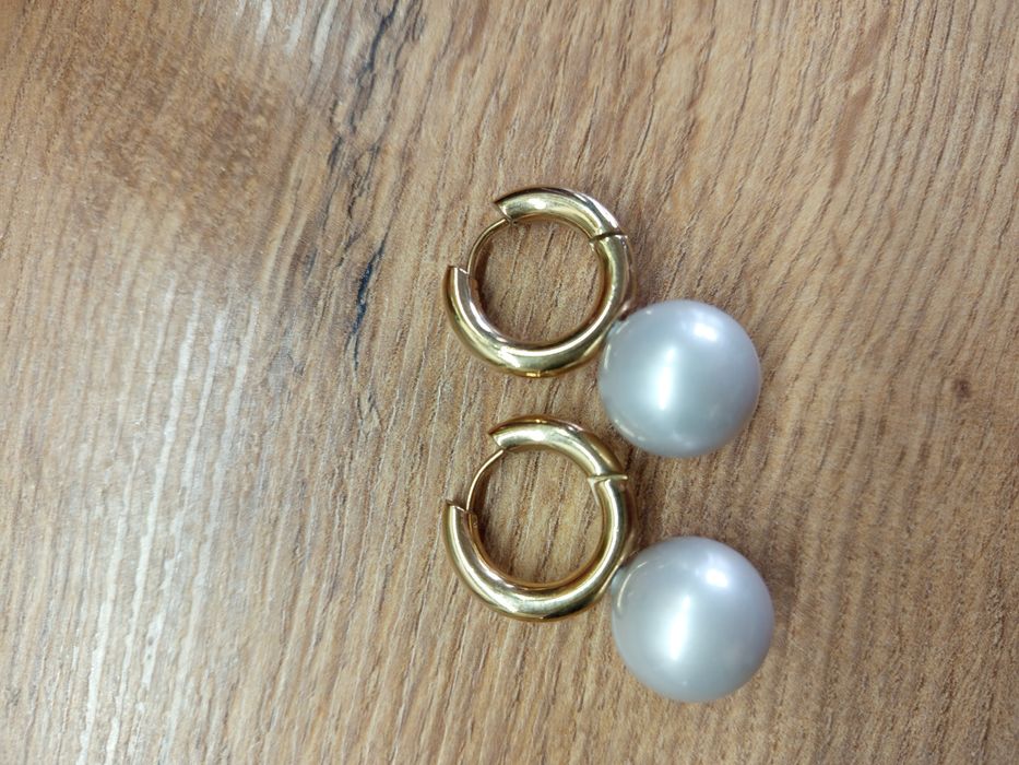 Piękne kolczyki z perłą