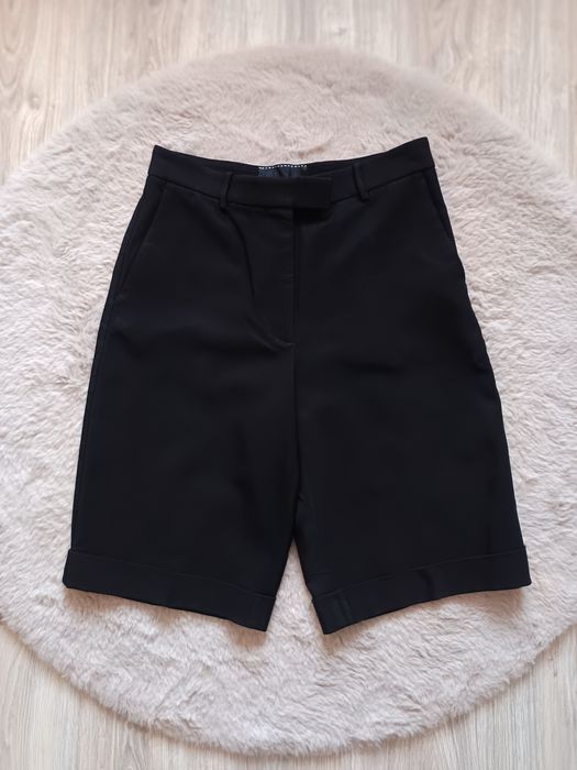 Czarne szorty Bermudy Longchamp 38/M Premium