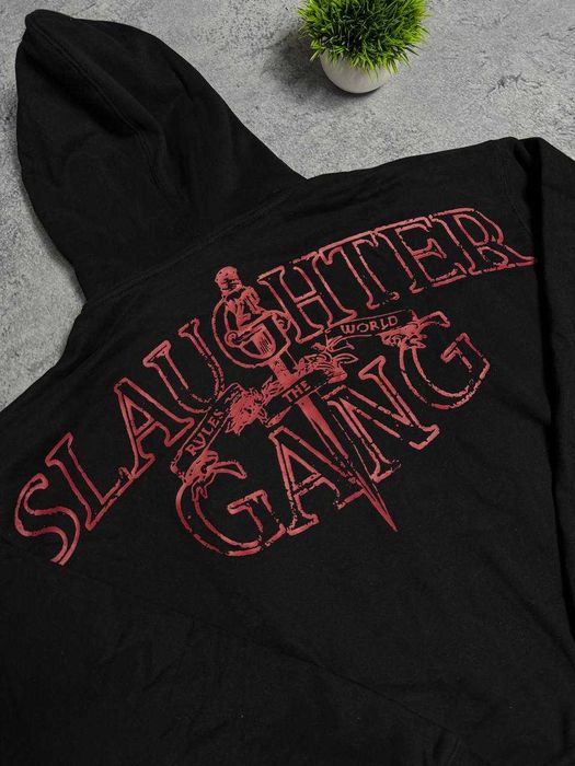 corteiz x 21 savage zip hoodie