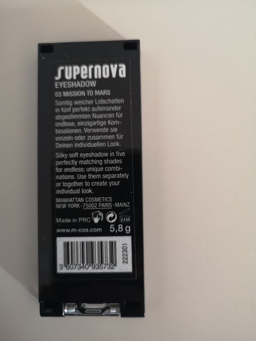 Sombra Manhattan Supernova Eyeshadow nova