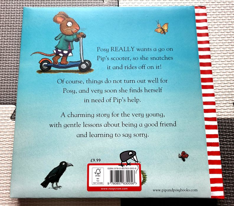 Axel Scheffler Pip and Posy The Super Scooter książka po angielsku