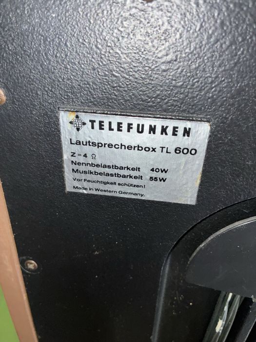 Kolumny Telefunken TL 600 super stan - sprzedam