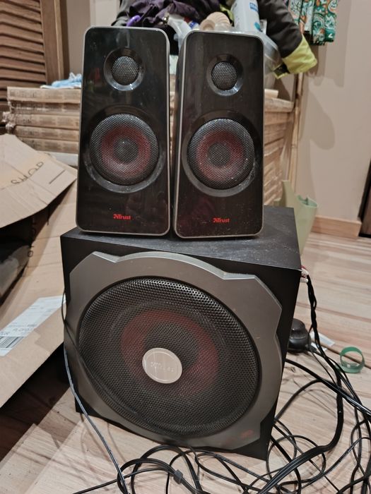 Głosniki komputerowe 2.1 subwoofer xl 120w używane