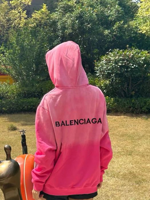 Худі Balenciaga pink | Жіноча рожева толстовка Баленсіага