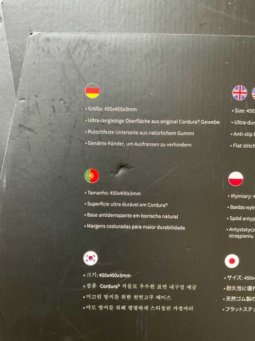 MousePad Gaming 45x40cm NOVO