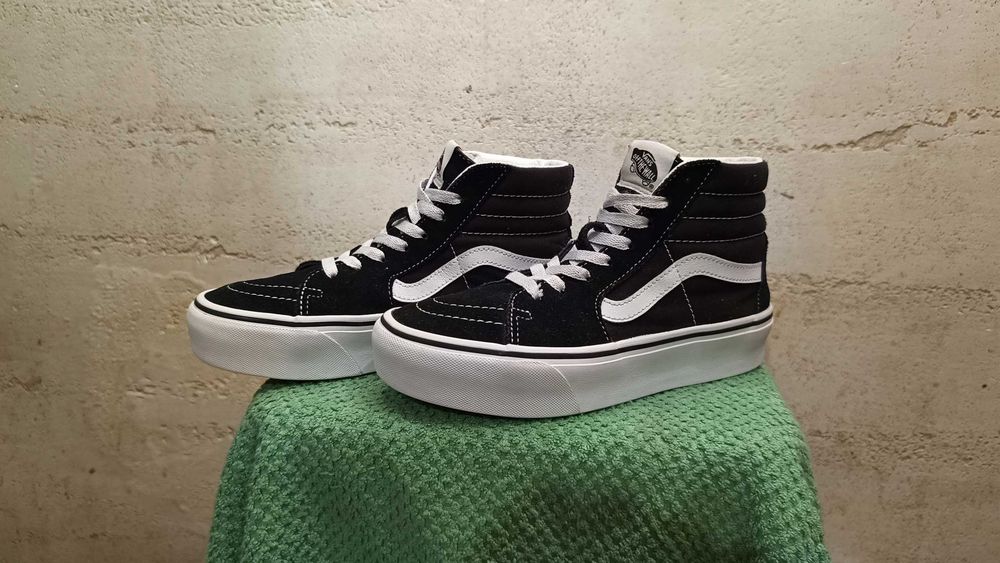 Damskie trampki VANS SK8 HI PLATFORM 2.0 r.37,5 skóra stan idealny