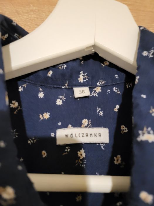 Granatowa koszula Wólczanka 36