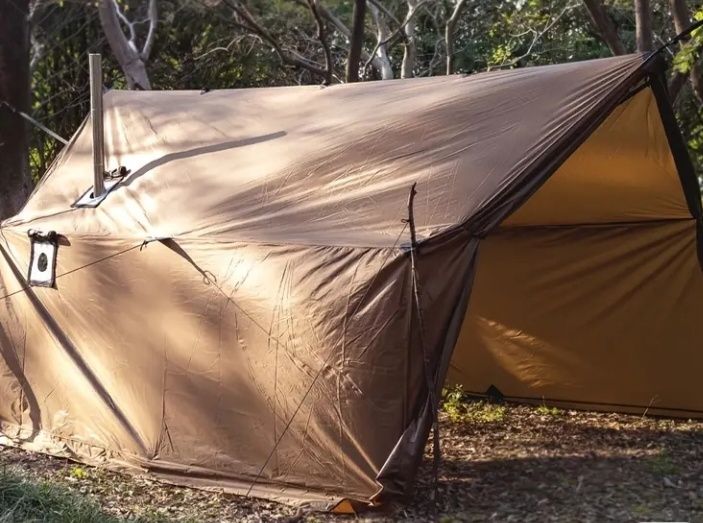 Namiot hamakowy pod piecyk, bushcraft