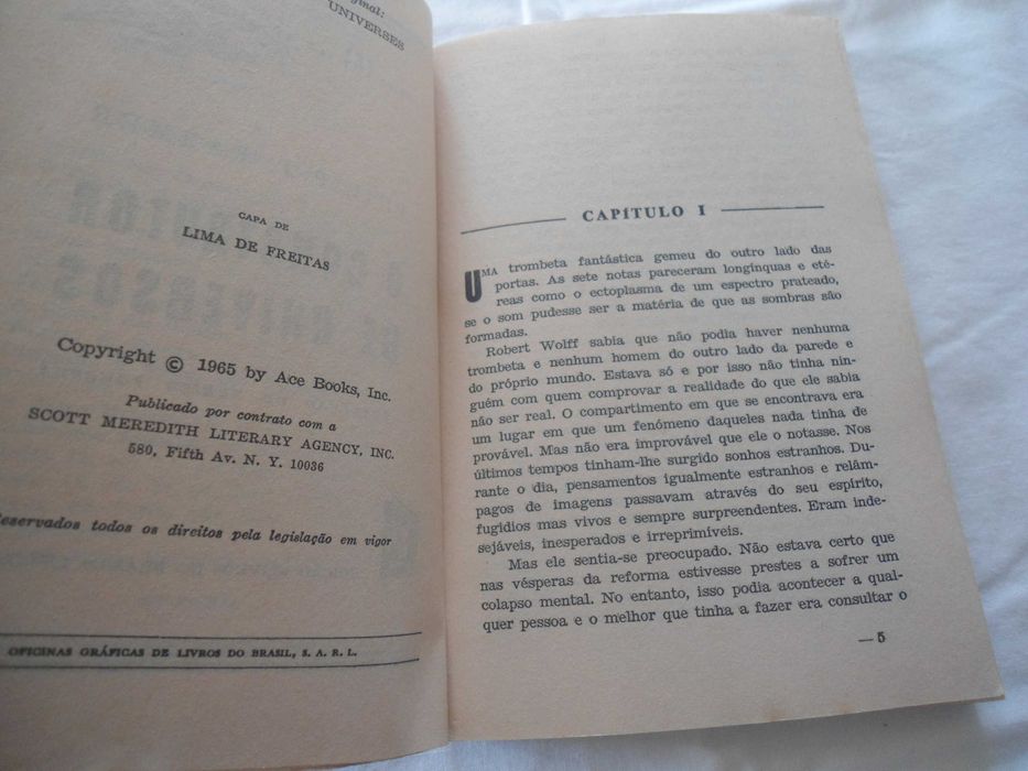 Coleção Argonauta 161-O Construtor de Universos de Philip Jose Farmer