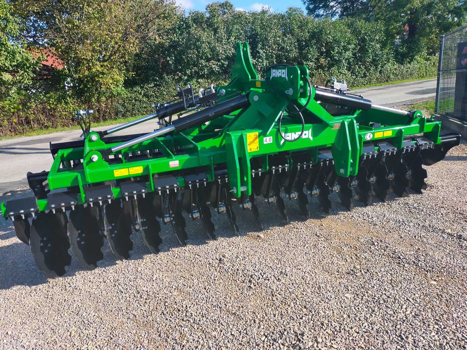 brona talerzowa hydrauliczna JANPOL SHREK 4/5/6m 560 talerz daszek 600 RATY 0%