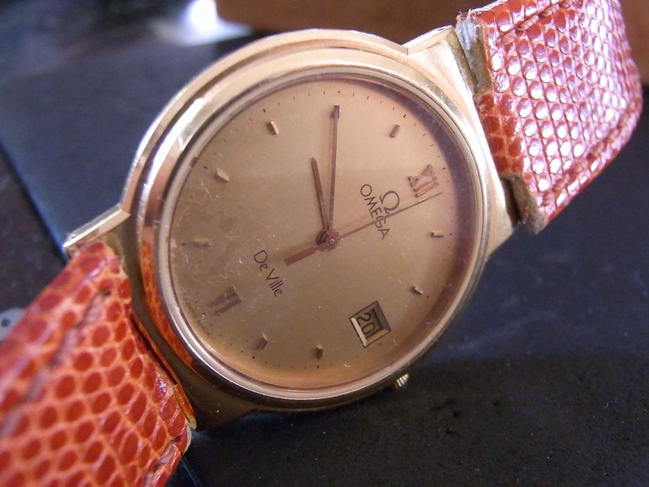 OMEGA De Ville kal.1430 . Stal-zloto .TOP !