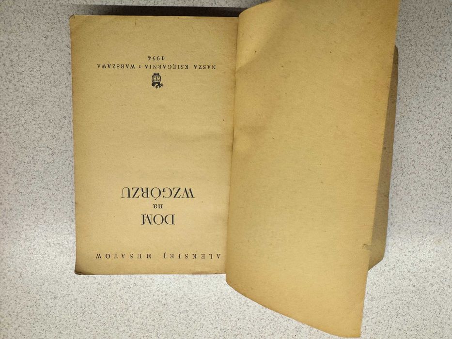 Książka Dom na Wzgórzu Aleksiej Musatow