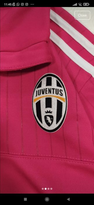 Camisola de manga Vintage comprida da Juventus