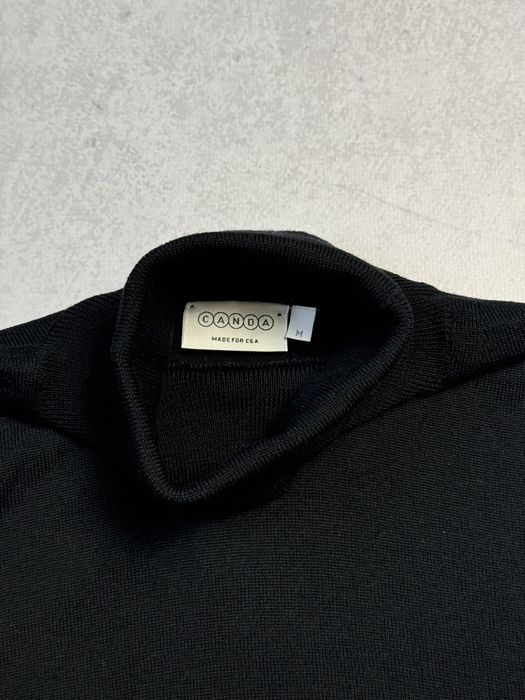 Шерстяной гольф C&A черный мужской (оригинал) водолазка