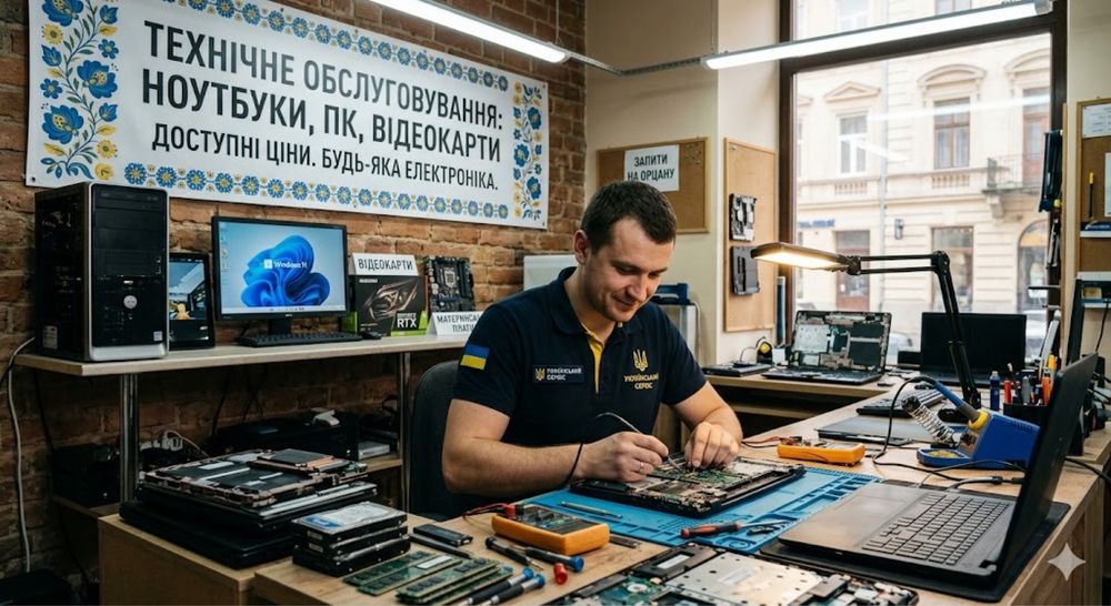 Ремонт копʼютерів !