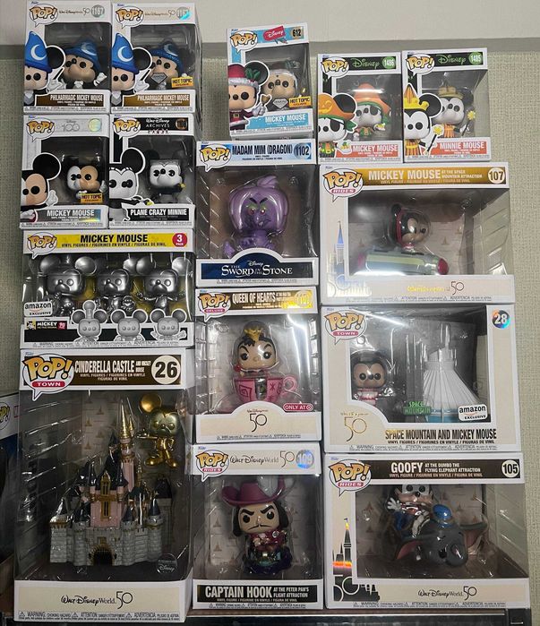 Funko Pop фігурки Disney — Mickey Mouse, Minnie Mouse, Cinderella Castle, Walt Disney World 50