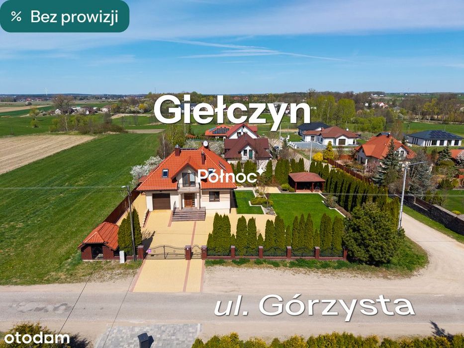 Komfortowy dom z zadbanym ogrodem w Giełczynie