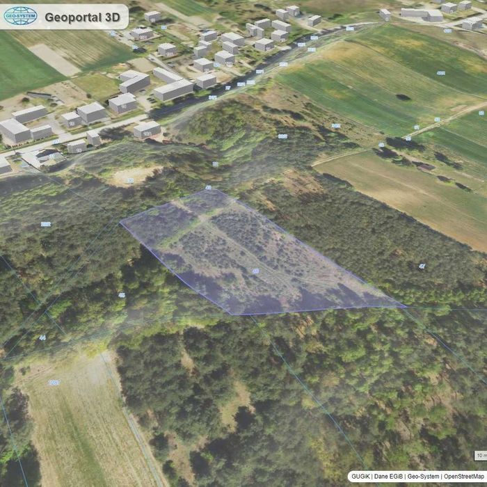 Działka rolna 5014 m² / 0,5 ha Siemień-Rowy, gm. Łomża - spokojna okolica, Natura 2000