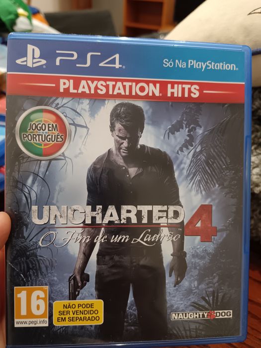 Jogo PS4 uncharted 4 o fim de um ladrão
