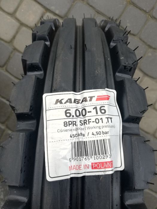 Opony 6.00 - 16 8PR rolnicze przód KABAT URSUS C330,C360,T25 6,00 600