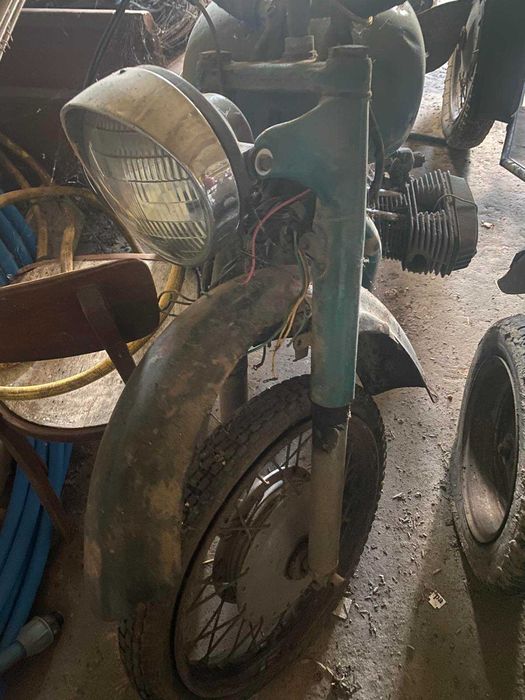 Мотоцикл Днєпр М79 з прицепом