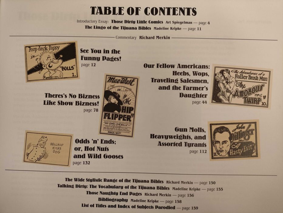 Tijuana Bibles (1930s-1950s Forbidden Funnies) Wow! Really Dirty Comics