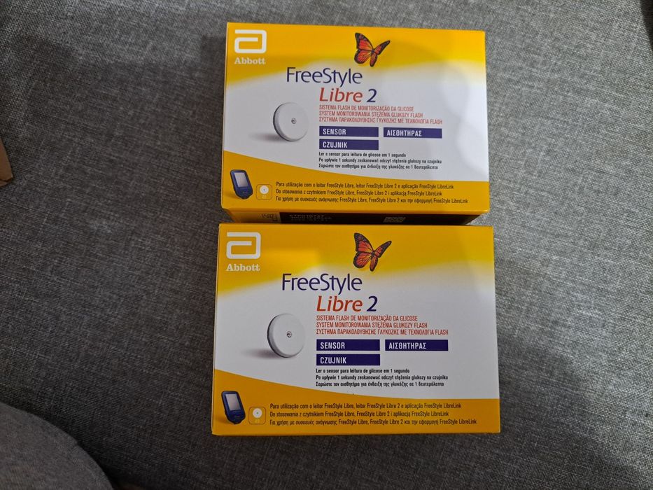 Sprzedam dwa sensory z Freestyle Libre 2 z długą datą ważności Lubowidz ...