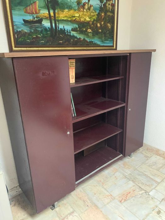 Armário Escritório Metálico Vintage
