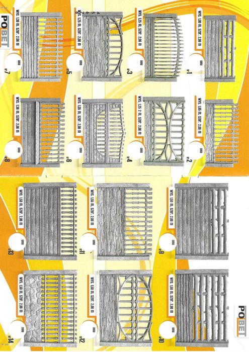 Ogrodzenia Betonowe/Słupki betonowe/Podmurówki betonowe