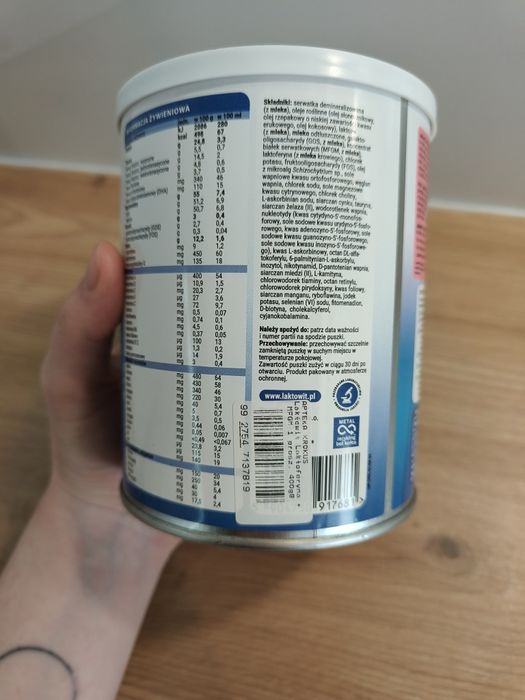 Laktowit 1 mleko modyfikowane formuła w proszku mm