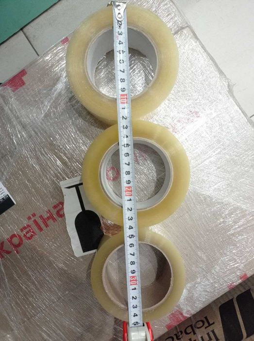 Скотч 100, 200, 250, 300 м (клейка стрічка)