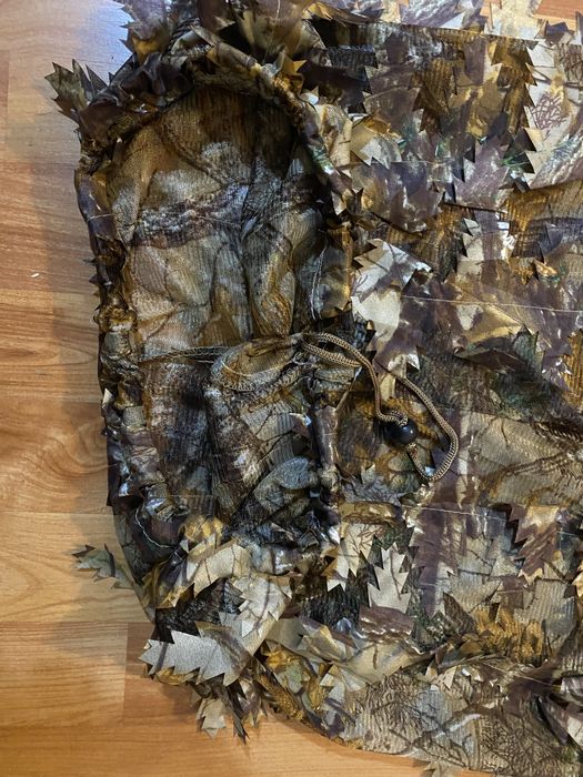 Maskowanie / Ghillie kamuflaż 3D + maska na twarz