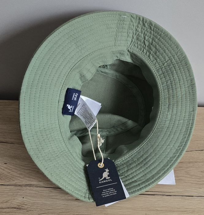 Rewelacyjny kapelusz Kangol Stripe Lahinch - zielony