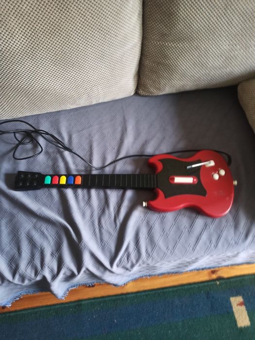 Gitara PlayStation 2 Guitar Hero Red