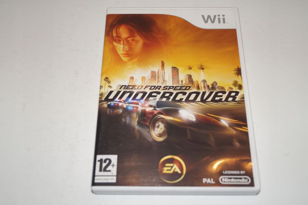 Wii Need For Speed Undercover. Nintendo Wii Pudełkowa