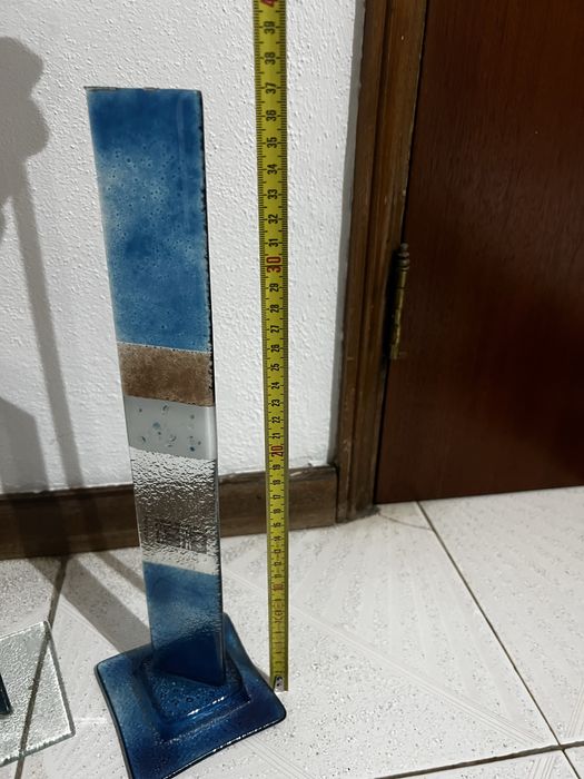 Castiçal de vidro *ler anuncio*