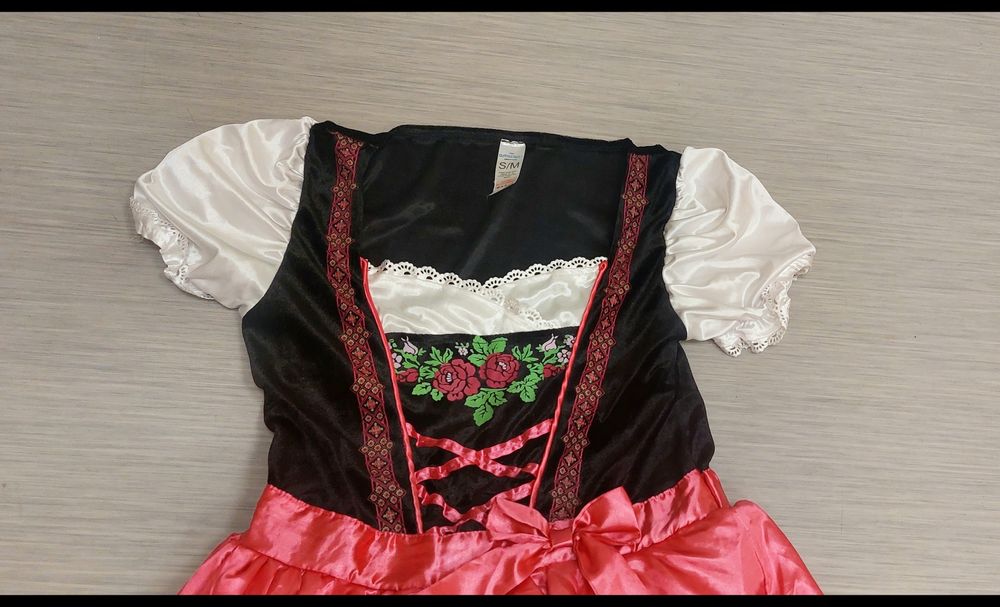 Sukienka bawarska na  Octoberfest   babski comber l karnawałowy  S M