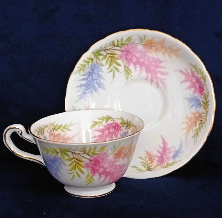 **DUO**filiżanka do herbaty porcelana Royal Chelsea 1945_1959