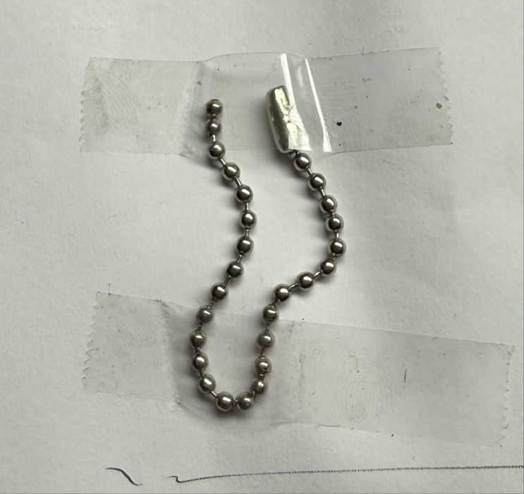 Corrente bolas niquelado