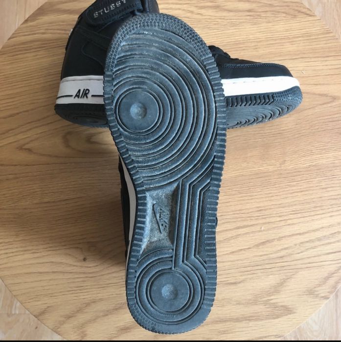 Nike Air Force 1 Mid Stussy Black White