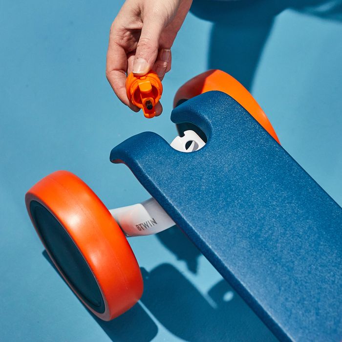 Triciclo de Aprendizagem Evolutivo 2 em 1 Branco/Laranja