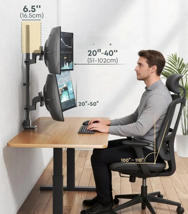 Uchwyt 2  monitory 24-57" Extra Strong PREMIUM!!