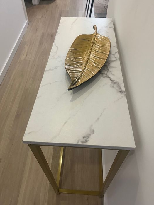 Consola efeito mármore