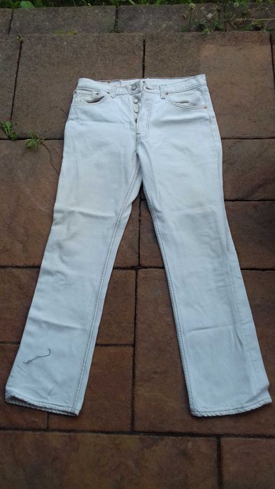 spodnie Levis 501 białe